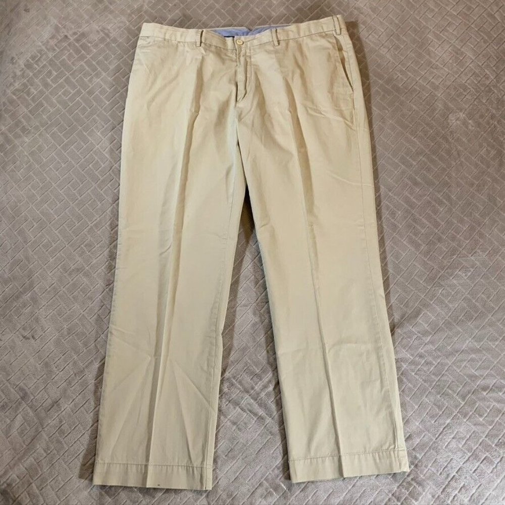 Polo Ralph Lauren Mens 38 Khaki Dress Pants Beige Classic Fit Straight Prep Golf - Picture 1 of 11